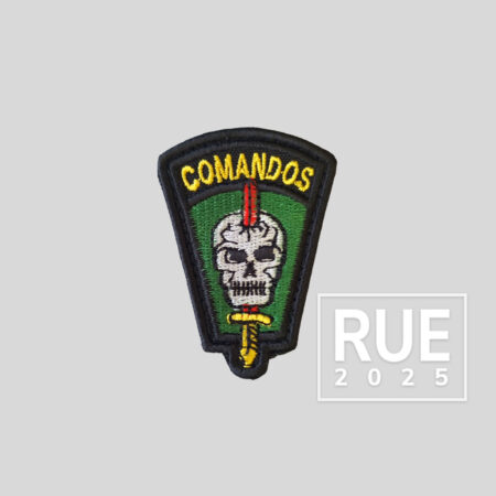 DISTINTIVO BORDADO COMANDOS COLORIDO PARA GORRO