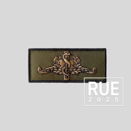 DISTINTIVO BORDADO 7X3 CURSO DE SAÚDE OPERACIONAL